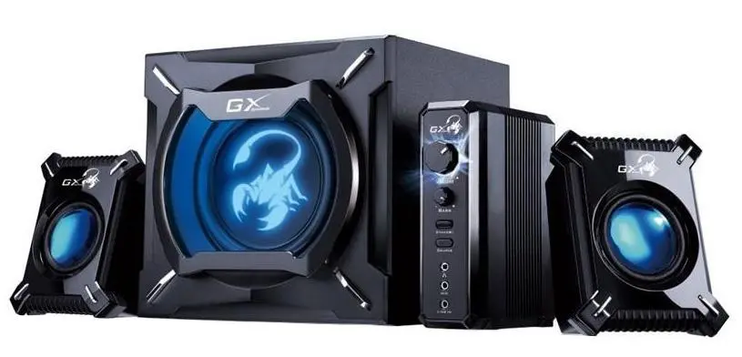 Głośniki Genius GX GAMING SW-G2.1 2000 Ver.II Czarny