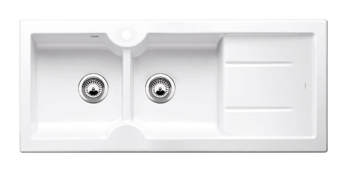 Zlewozmywak Blanco IDESSA 8 S 516939 komora lewa (biały połysk)