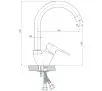 Bateria Deante Chaber BGC 062M Chrom Mosiądz