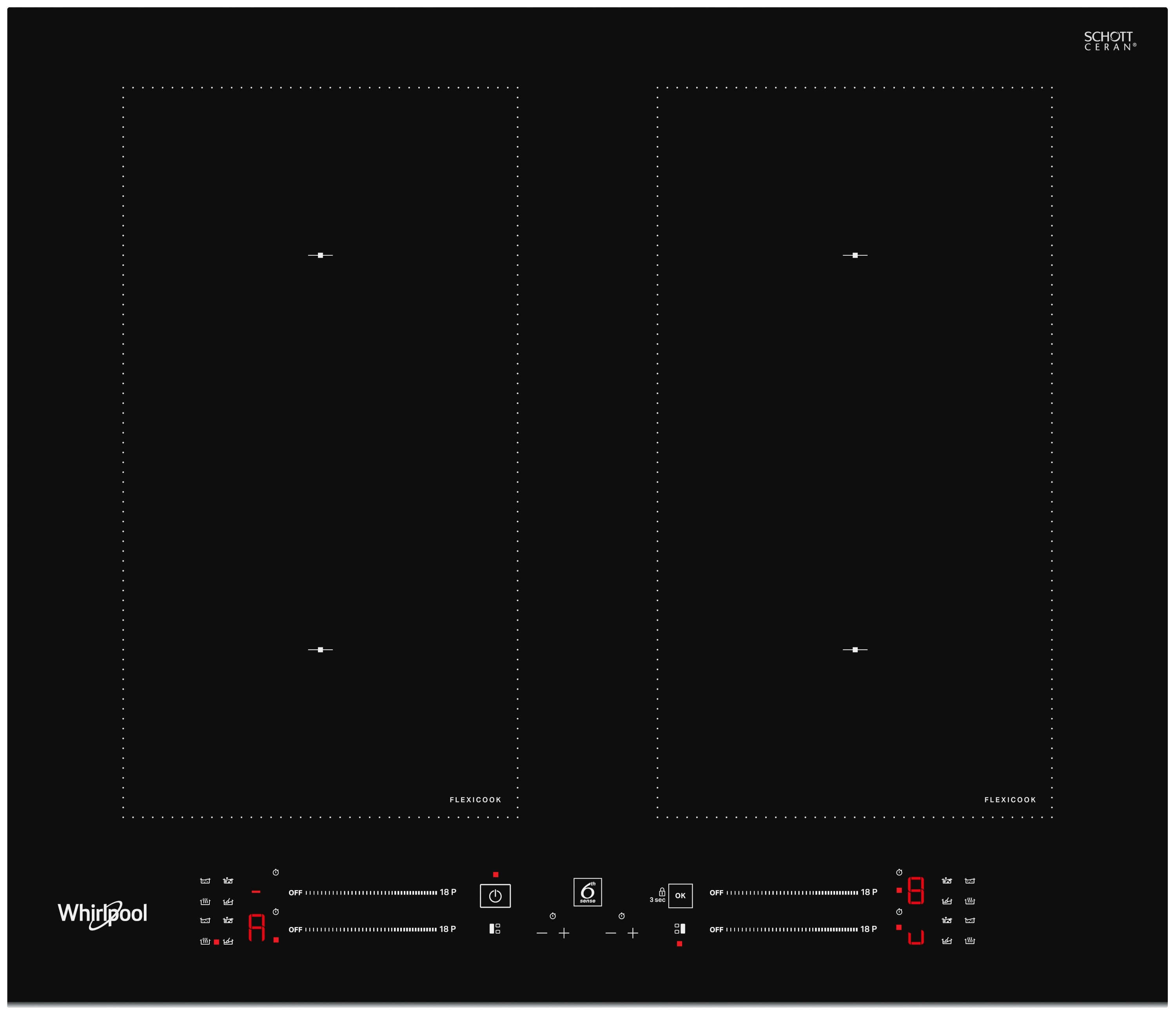 Whirlpool WL S3160 BF FlexiCook x2 59cm