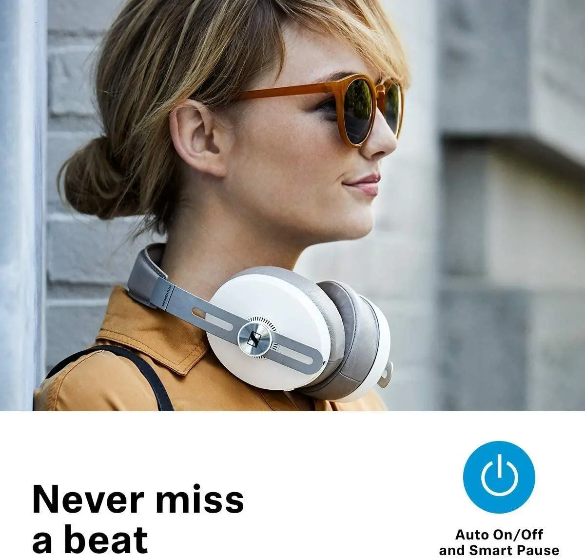 Słuchawki bezprzewodowe Sennheiser MOMENTUM 3 Wireless Nauszne Bluetooth 5.0 Biały