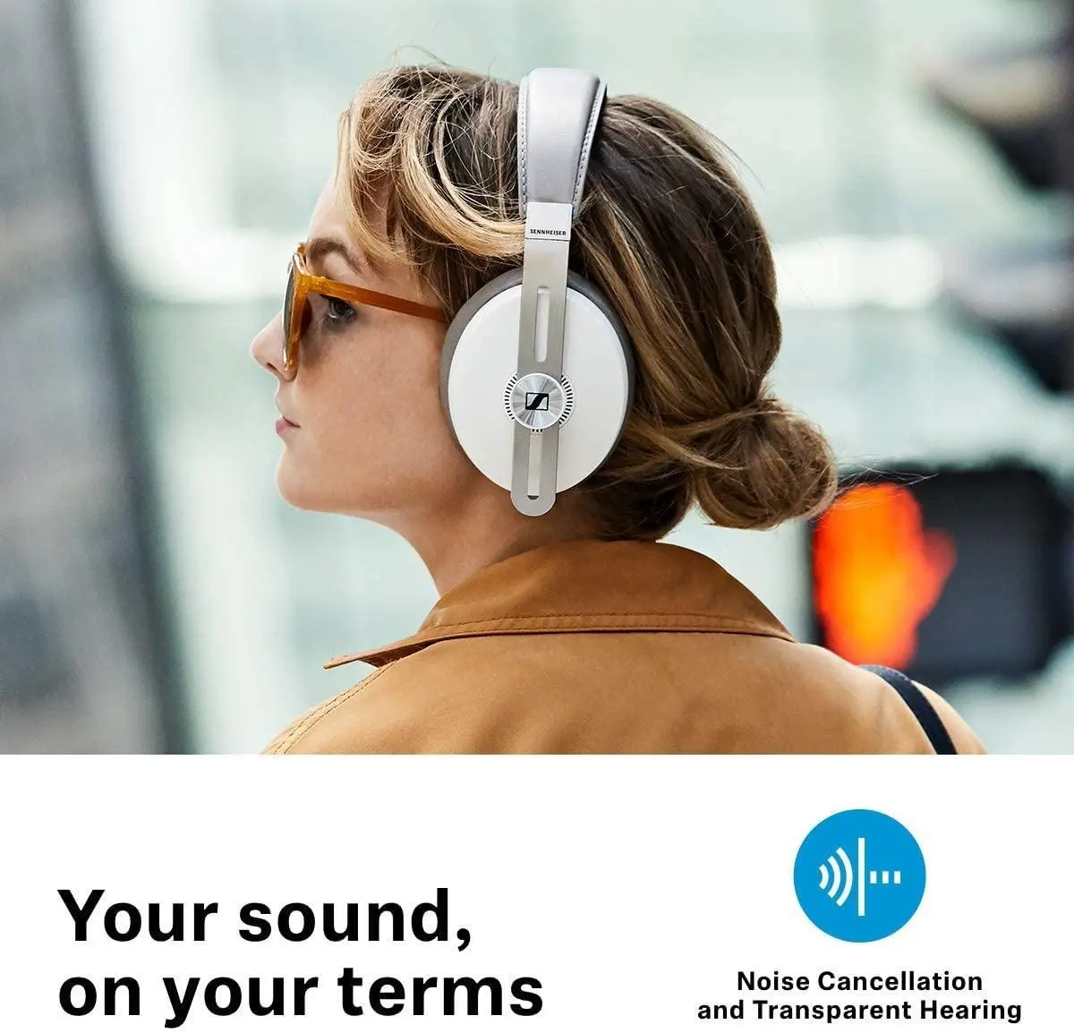 Słuchawki bezprzewodowe Sennheiser MOMENTUM 3 Wireless Nauszne Bluetooth 5.0 Biały