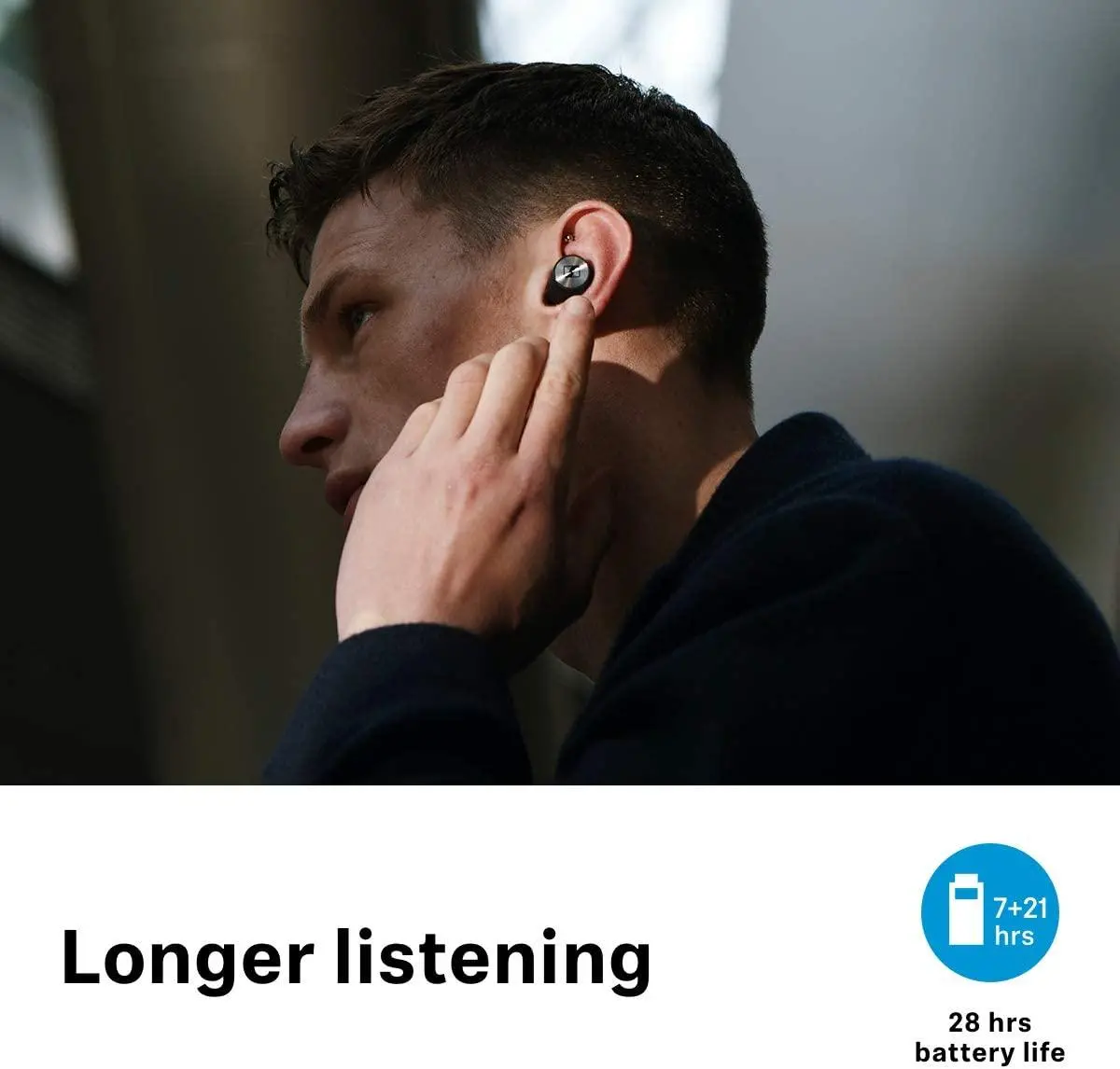 Słuchawki bezprzewodowe Sennheiser MOMENTUM True Wireless 2 Dokanałowe Bluetooth 5.1 Czarny