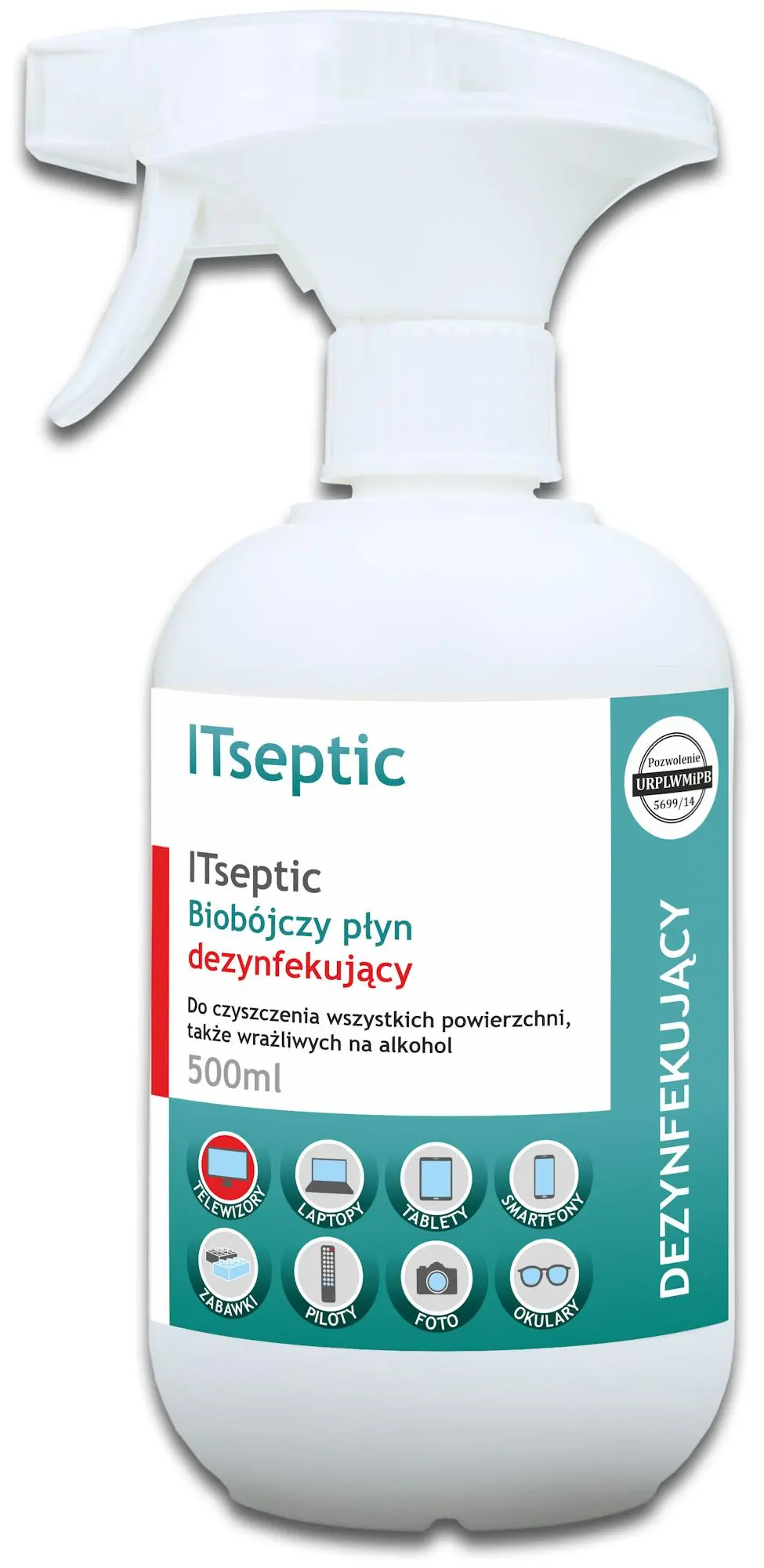 Spray ITSEPTIC płyn dezynfekujący 500 ml