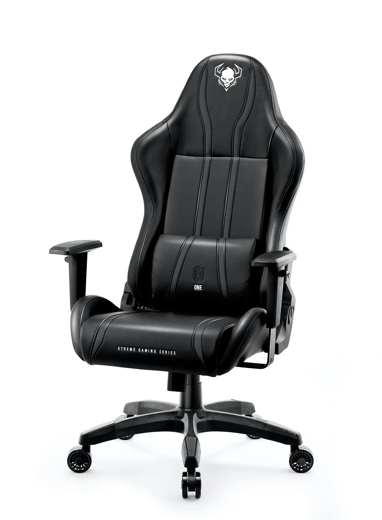 Fotel Diablo Chairs X-One 2.0 Normal Size Gamingowy do 136kg Skóra ECO Tkanina Czarny