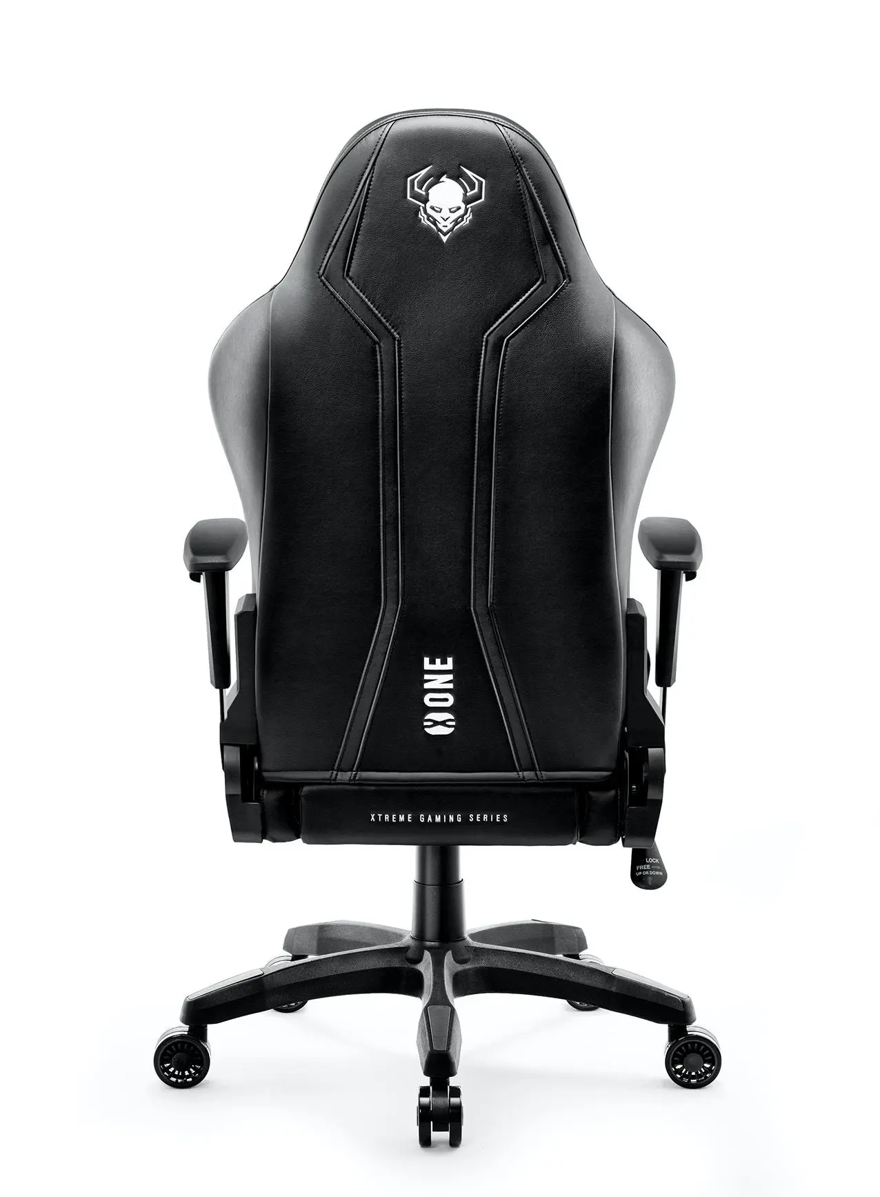 Fotel Diablo Chairs X-One 2.0 Normal Size Gamingowy do 136kg Skóra ECO Tkanina Czarny