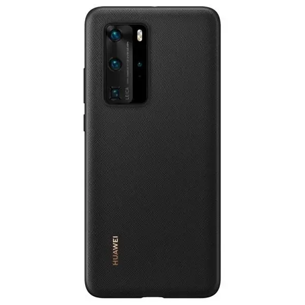 Etui Huawei PU Protective Cover do P40 Pro Czarny