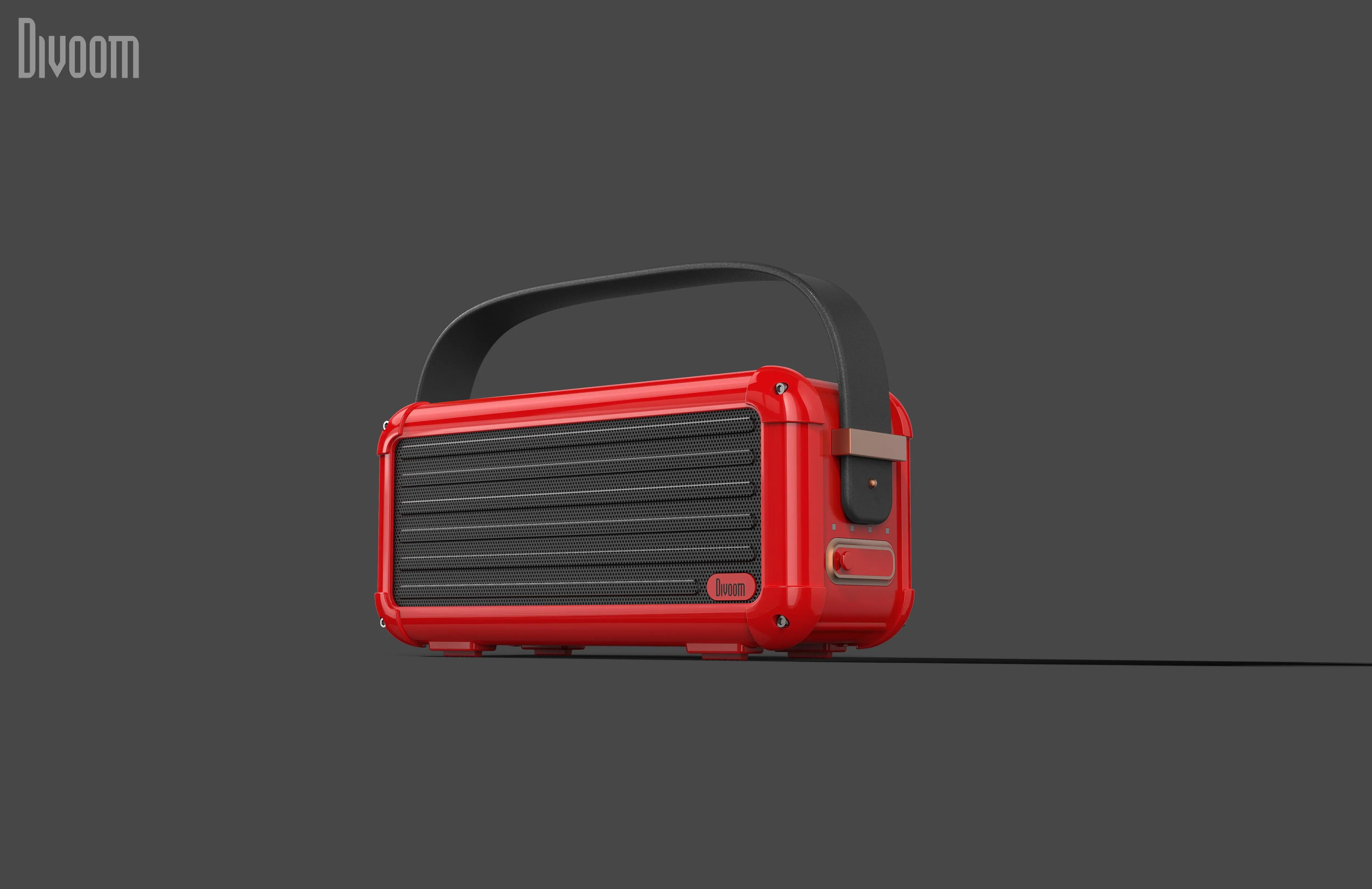 Głośnik Bluetooth Divoom Mocha 40W Czerwony