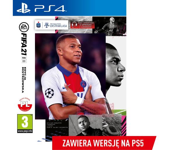 gra FIFA 21 - Edycja Mistrzowska Gra na PS4 (Kompatybilna z PS5)