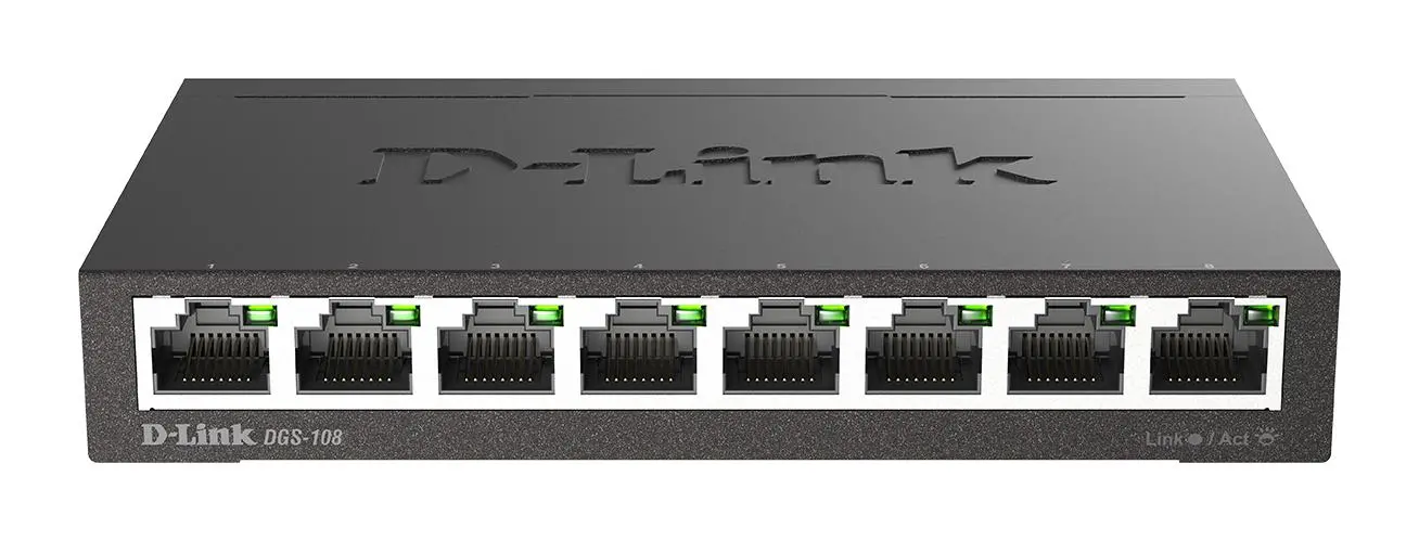 Switch D-Link DGS-108 Czarny