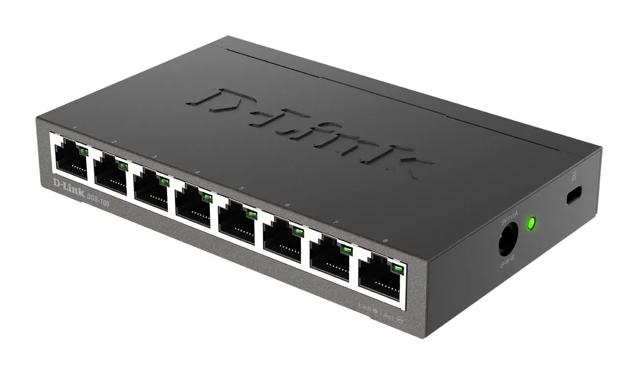 Switch D-Link DGS-108 Czarny