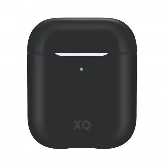 Etui na słuchawki Xqisit AirPods Silicone Case Czarny