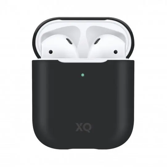 Etui na słuchawki Xqisit AirPods Silicone Case Czarny