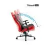 Fotel Diablo Chairs X-Gamer 2.0 Normal Size Gamingowy do 150kg Skóra ECO Tkanina Deep red