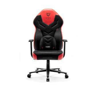 Fotel Diablo Chairs X-Gamer 2.0 Normal Size Gamingowy do 150kg Skóra ECO Tkanina Deep red