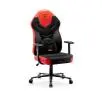 Fotel Diablo Chairs X-Gamer 2.0 Normal Size Gamingowy do 150kg Skóra ECO Tkanina Deep red