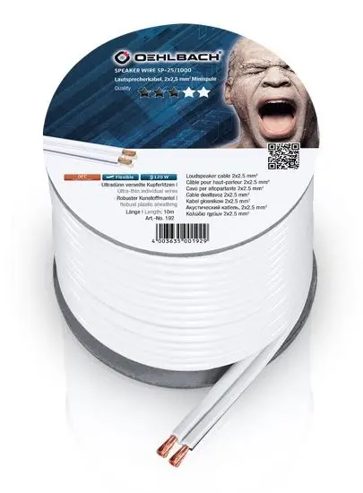 Kabel głośnikowy Oehlbach Speaker Wire SP-25 (198) 2x2,5mm 30m