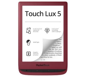 czytnik E-booków Pocketbook Touch Lux 5 (bordowy)