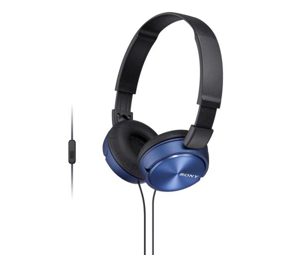 słuchawki przewodowe Sony MDR-ZX310AP (niebieski)