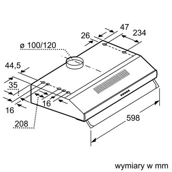 Okap Bosch DHU665C
