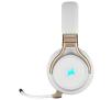 Słuchawki bezprzewodowe z mikrofonem Corsair VIRTUOSO RGB WIRELESS High-Fidelity Gaming Headset CA-9011224-EU Nauszne Biało-złoty