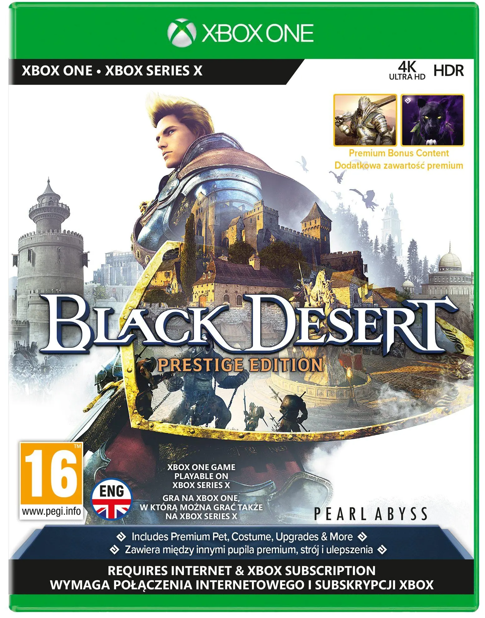 Black Desert Prestige Edition Gra na Xbox One (Kompatybilna z Xbox Series X)