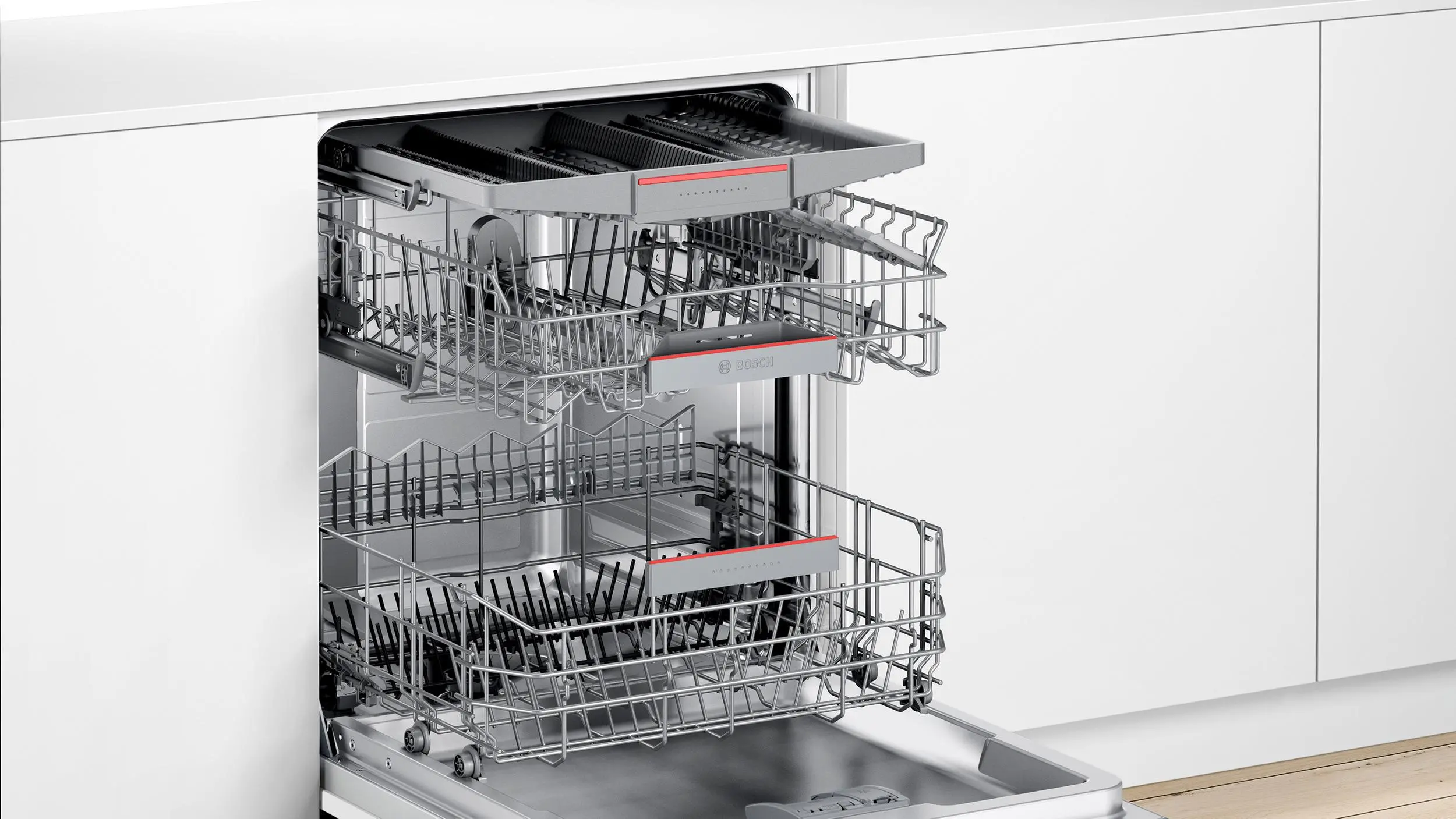 Zmywarka Bosch Serie 4 SMV4ECX14E 59,8cm Automatyczne otwieranie drzwi Szuflada na sztućce Zdalne sterowanie
