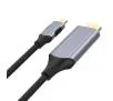 Kabel USB Unitek V1125A Srebrno-szary