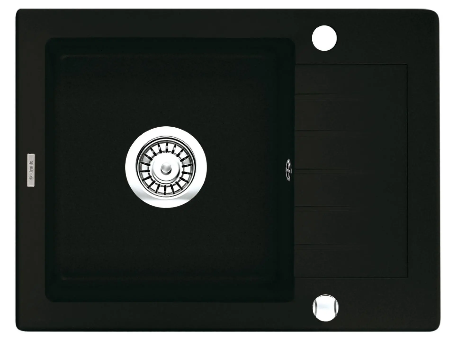 Zlewozmywak Deante Zorba ZQZ N11A Granitowy Czarny