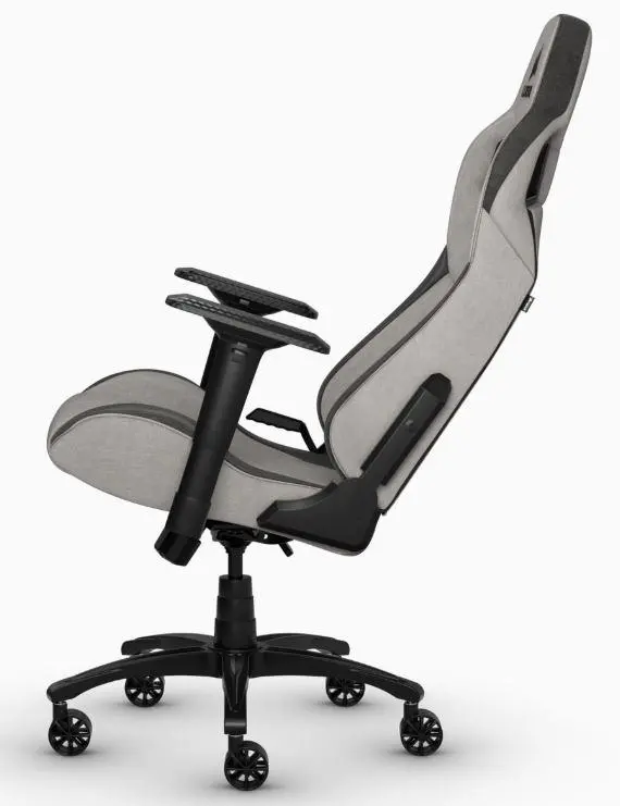 Fotel Corsair T3 Rush Gamingowy do 120kg Tkanina Jasnoszary