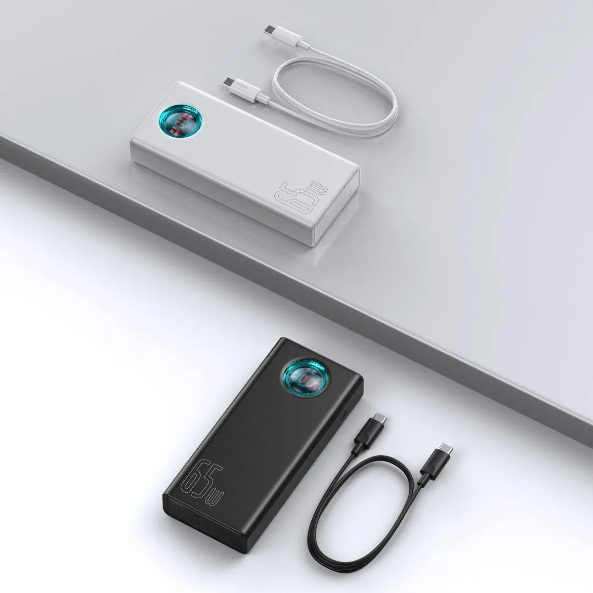 Powerbank Baseus PPLG000102 Amblight 30000mAh PD QC 3.0 65W Biały