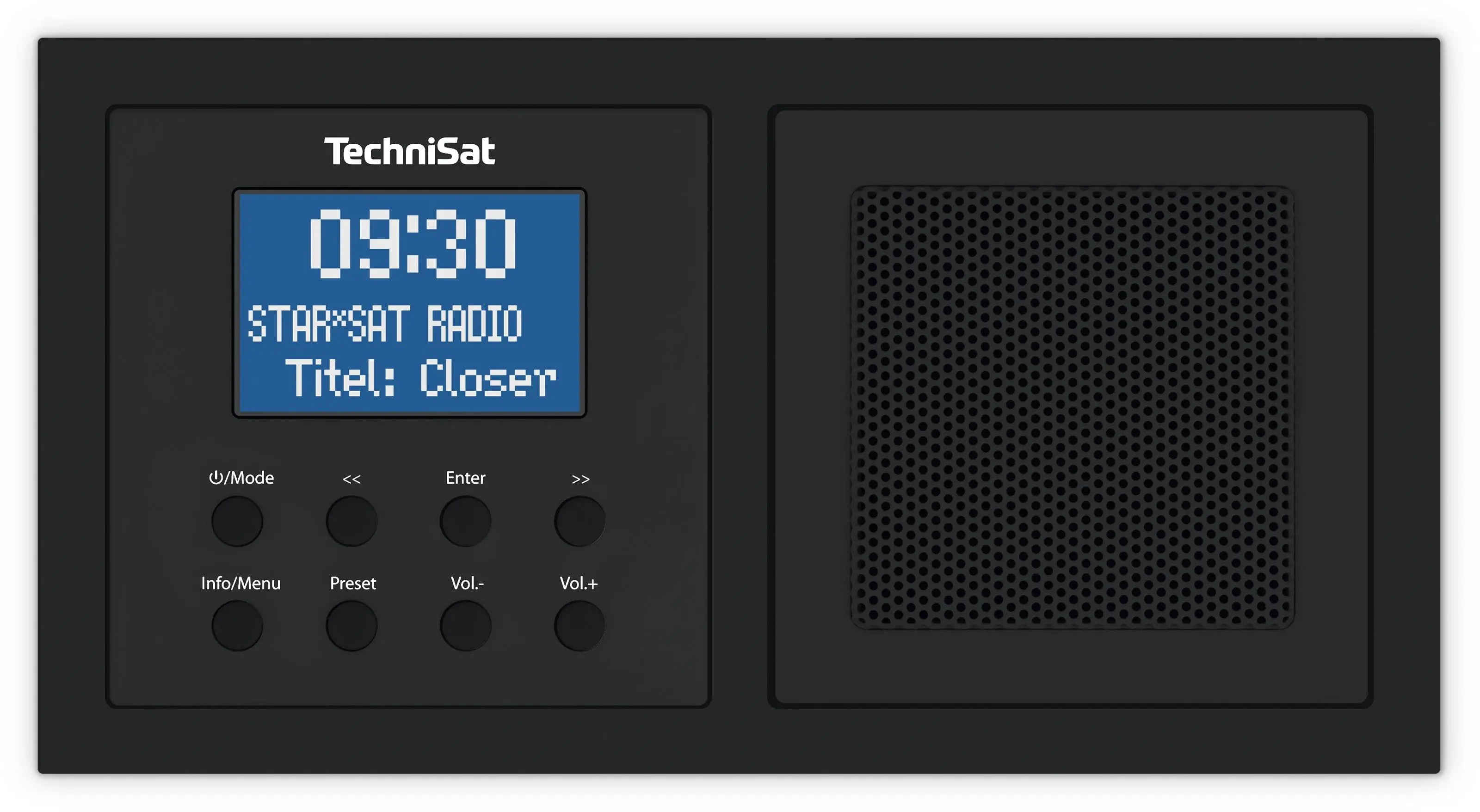 Radioodbiornik TechniSat DigitRadio UP 1 Radio FM DAB+ Bluetooth Czarny