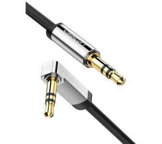 Kabel  audio UGREEN AV119 / 10728 kabel kątowy jack 3,5 mm 3m