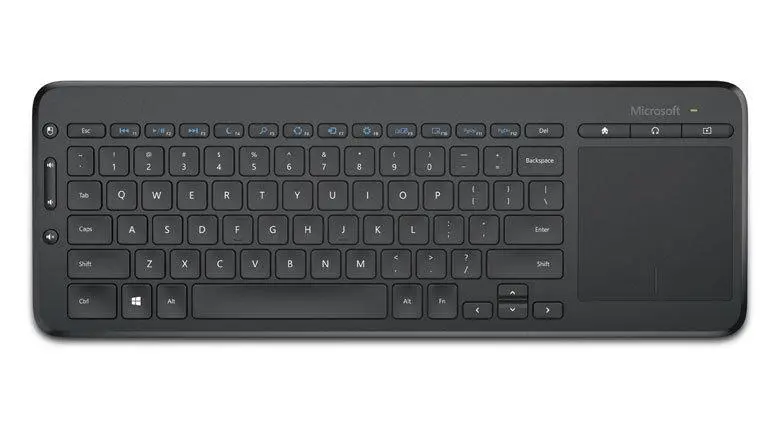 Klawiatura membranowa Microsoft N9Z-00022 All-in-One Media Czarny