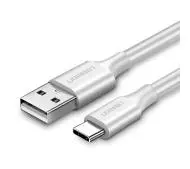 UGREEN Niklowany USB-C QC3 0 1,5m Biały