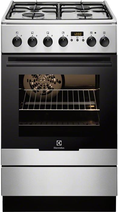 Kuchnia gazowo-elektryczna Electrolux EKK54552OX Termoobieg
