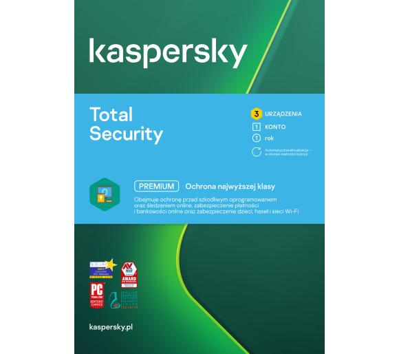 kod ESD Kaspersky Total Security 3U/1Rok (Kod)
