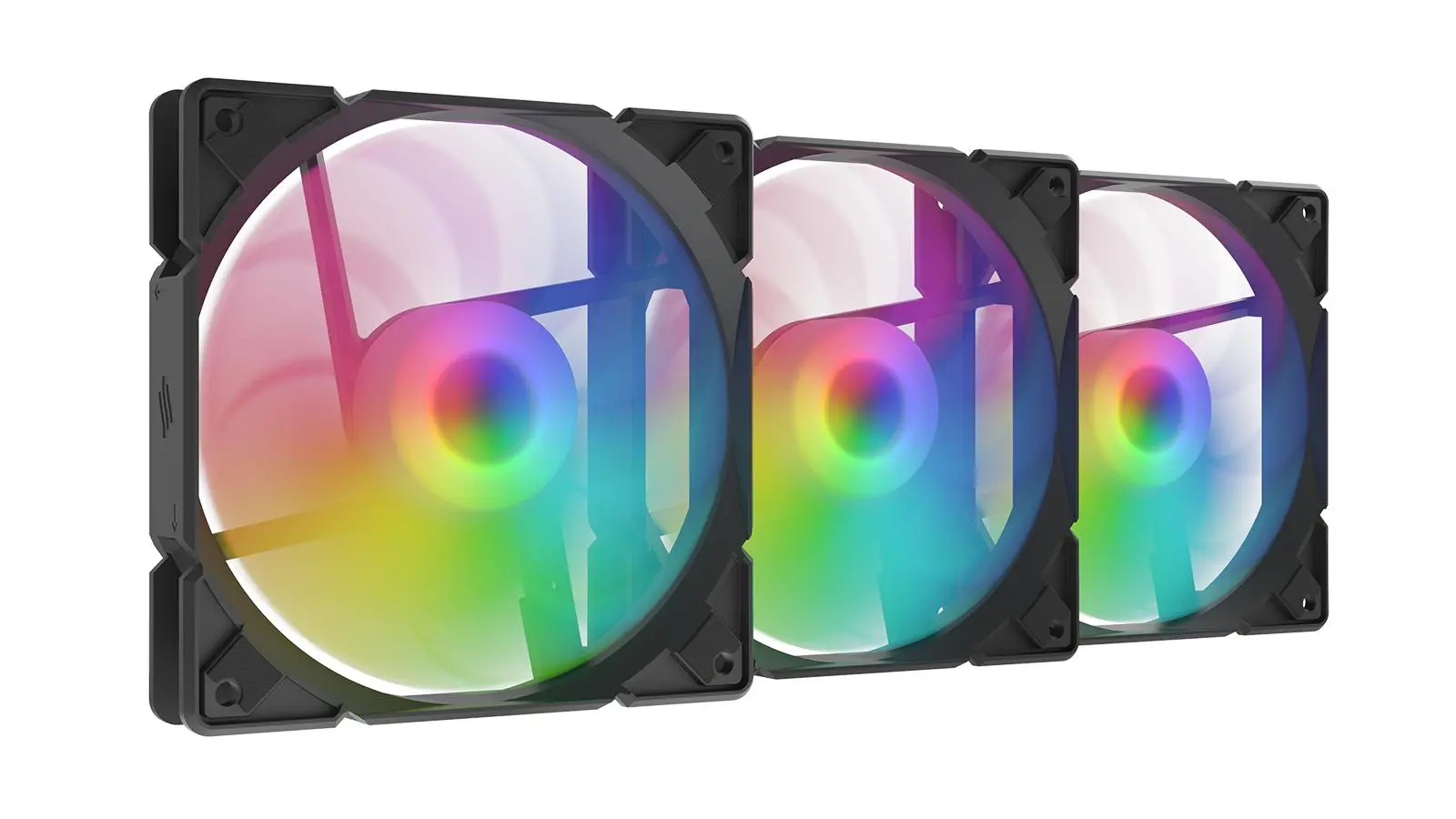 Wentylator SilentiumPC Stella HP ARGB 120 PWM Kit 120mm 3szt.