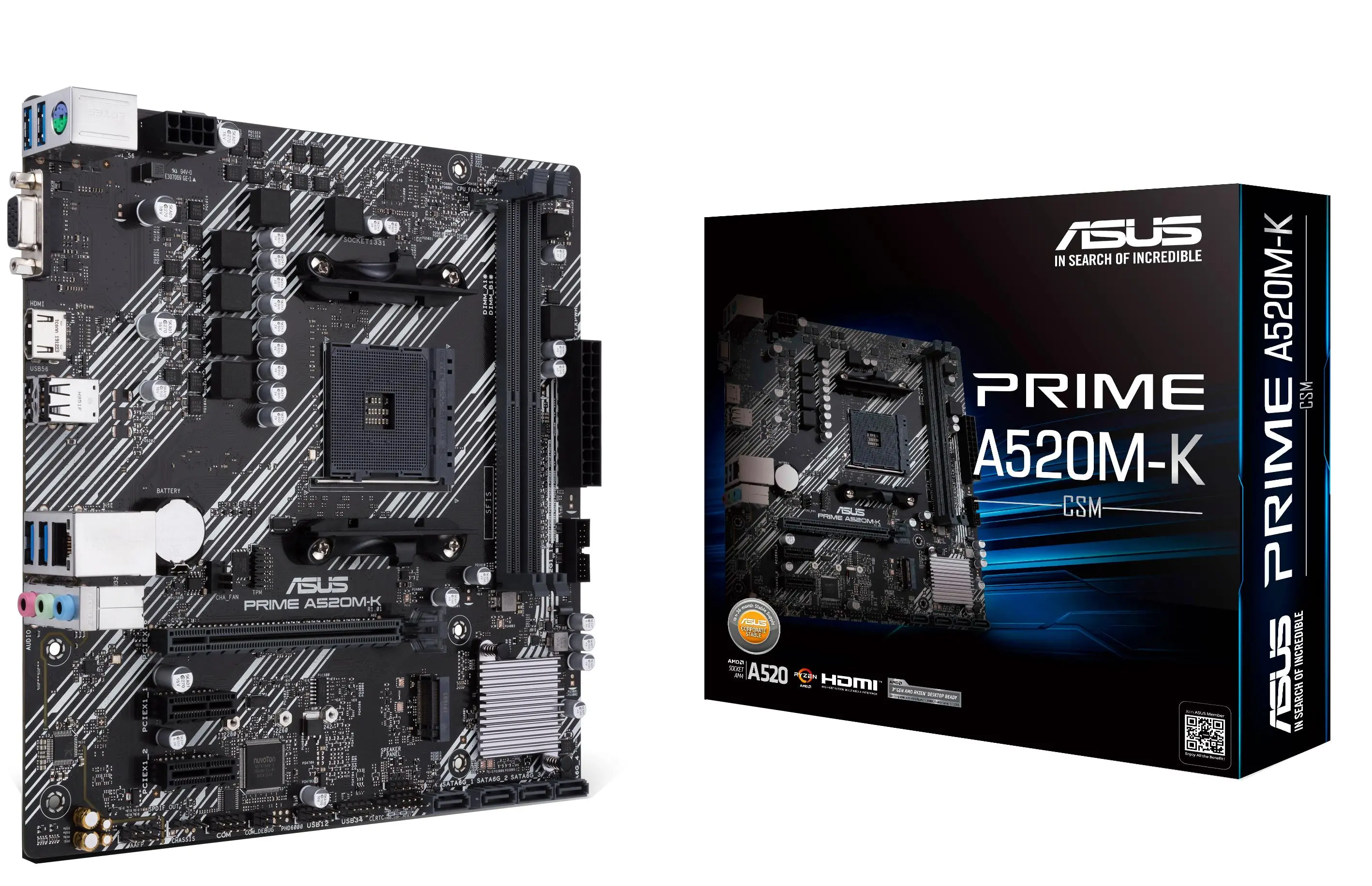Płyta główna ASUS PRIME A520M-K