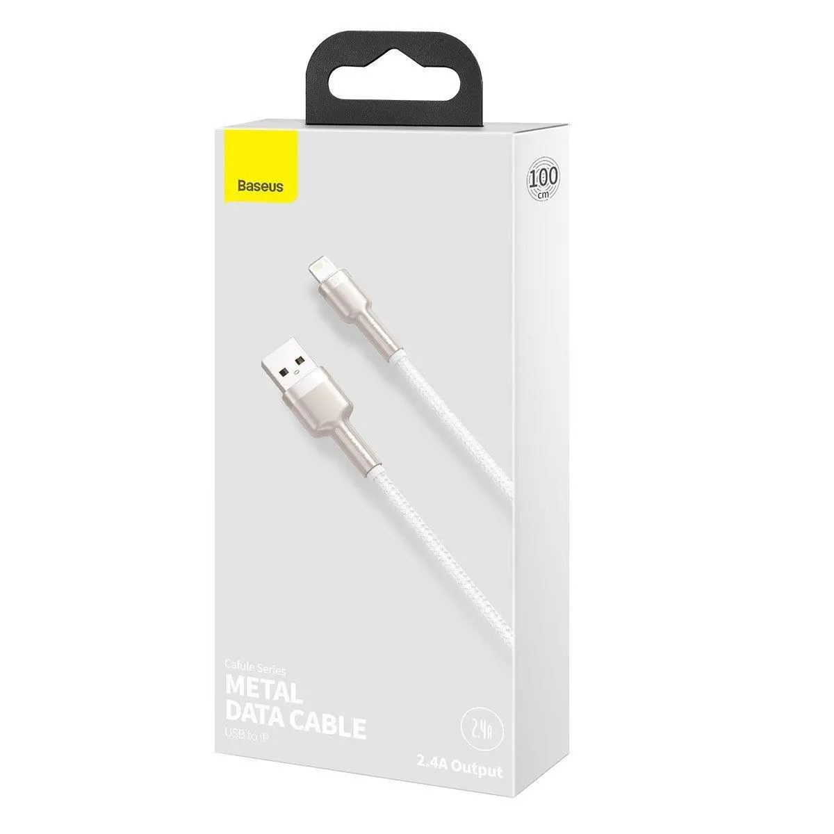 Kabel Baseus USB do Lightning Cafule Biały