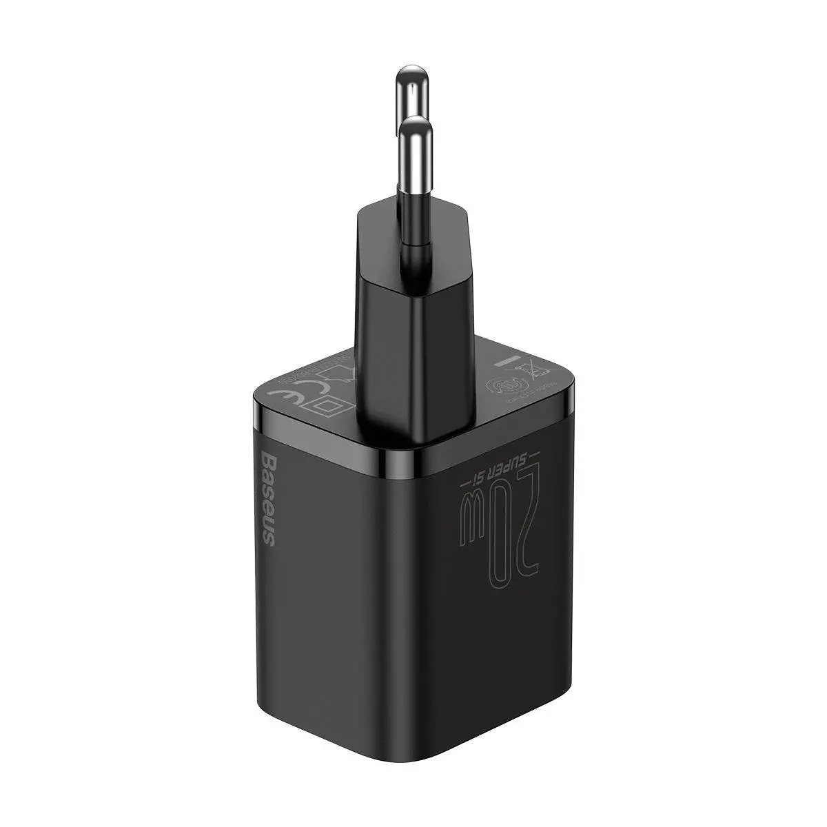 Ładowarka sieciowa Baseus TZCCSUP-B01 Super Si Quick Charger 1C PD 20W USB-C + kabel USB-C do Lightning 1m Czarny
