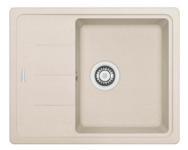 Zlewozmywak Franke Basis BFG 611-62 - orzech - granitowy - wpuszczany w blat - ociekacz