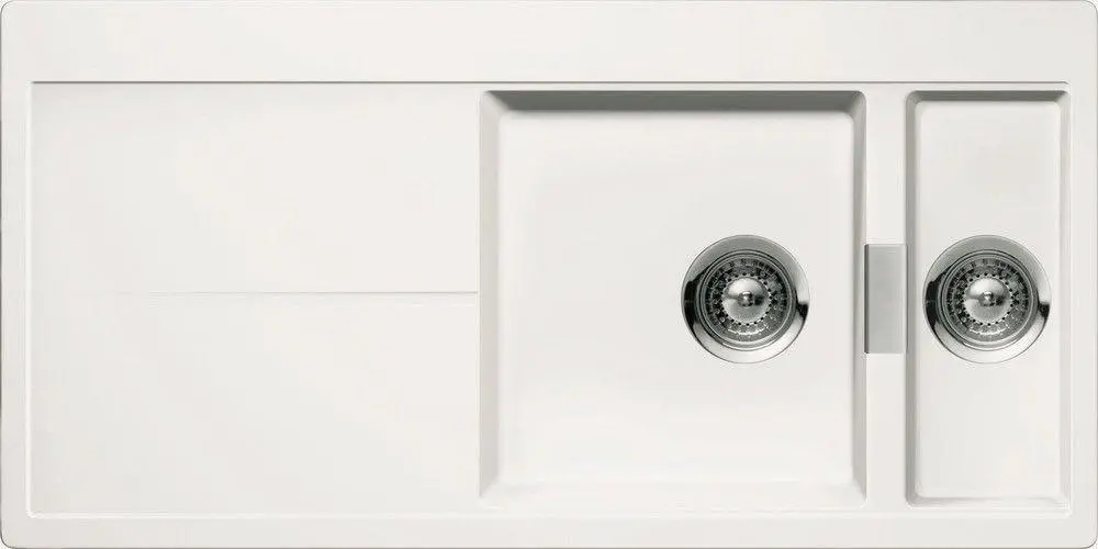 Zlewozmywak Schock Horizont D-150 Granitowy Biały polarny