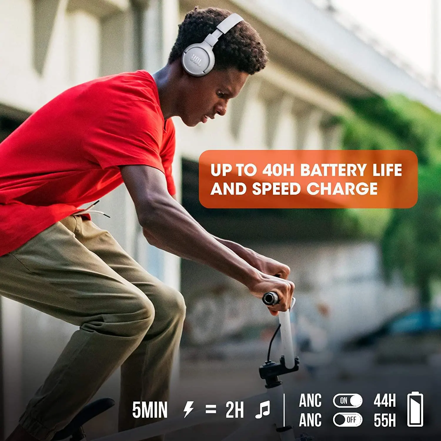 Słuchawki bezprzewodowe JBL Tune 510BT Nauszne Bluetooth 5.0 Czarny