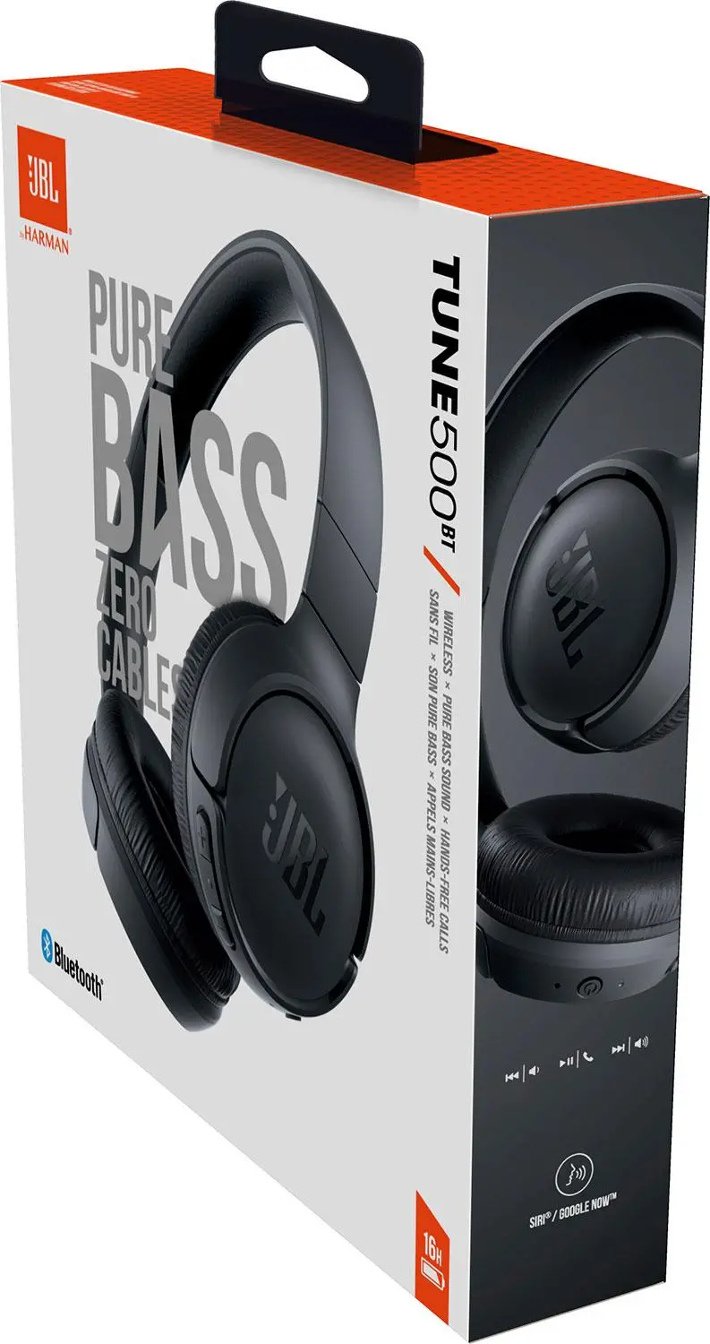 Słuchawki bezprzewodowe JBL Tune 510BT Nauszne Bluetooth 5.0 Czarny