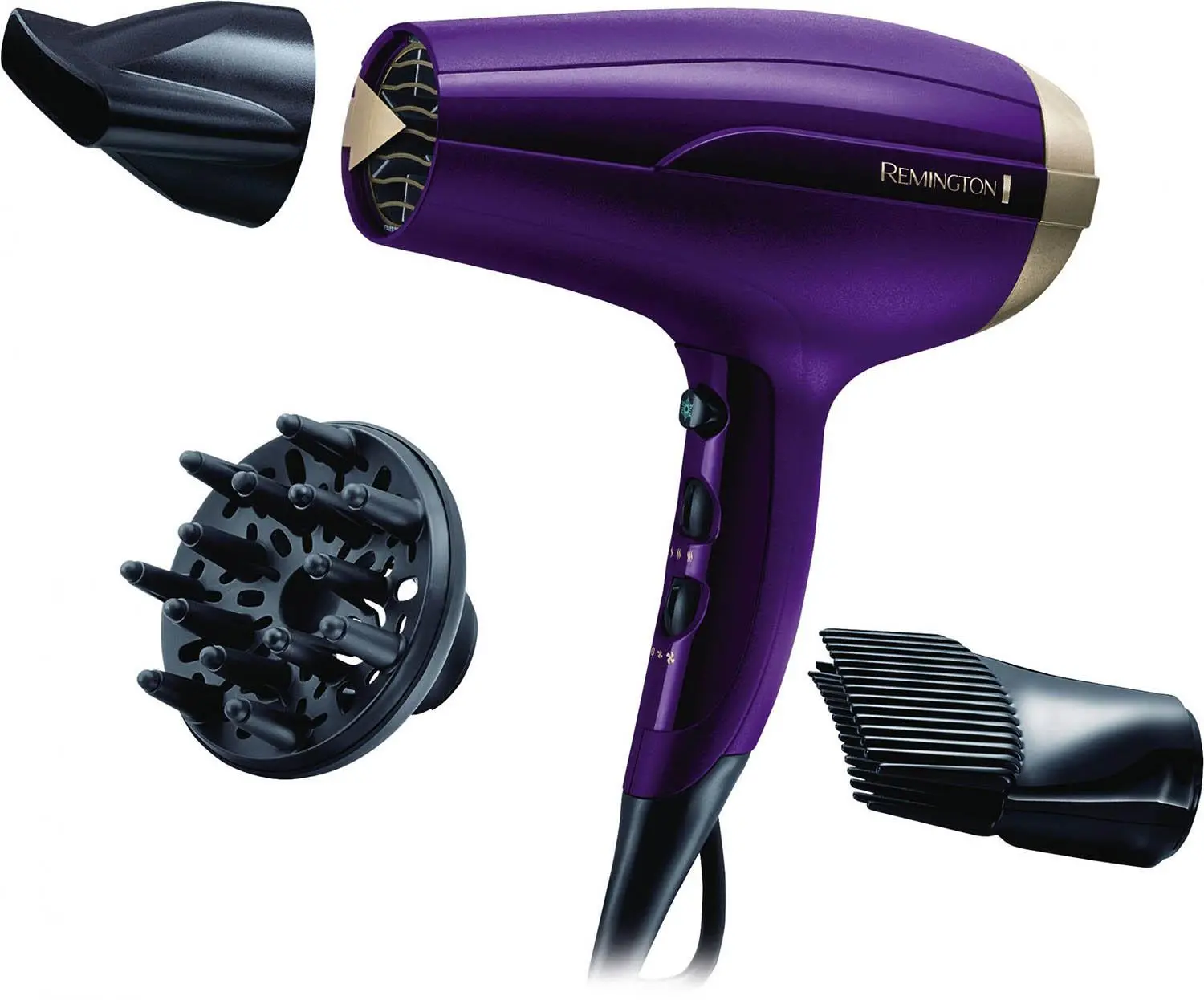 Suszarka do włosów Remington Your Style D5219 Jonizacja Dyfuzor Zimny nawiew 2300W 2 prędkości 3 temperatury