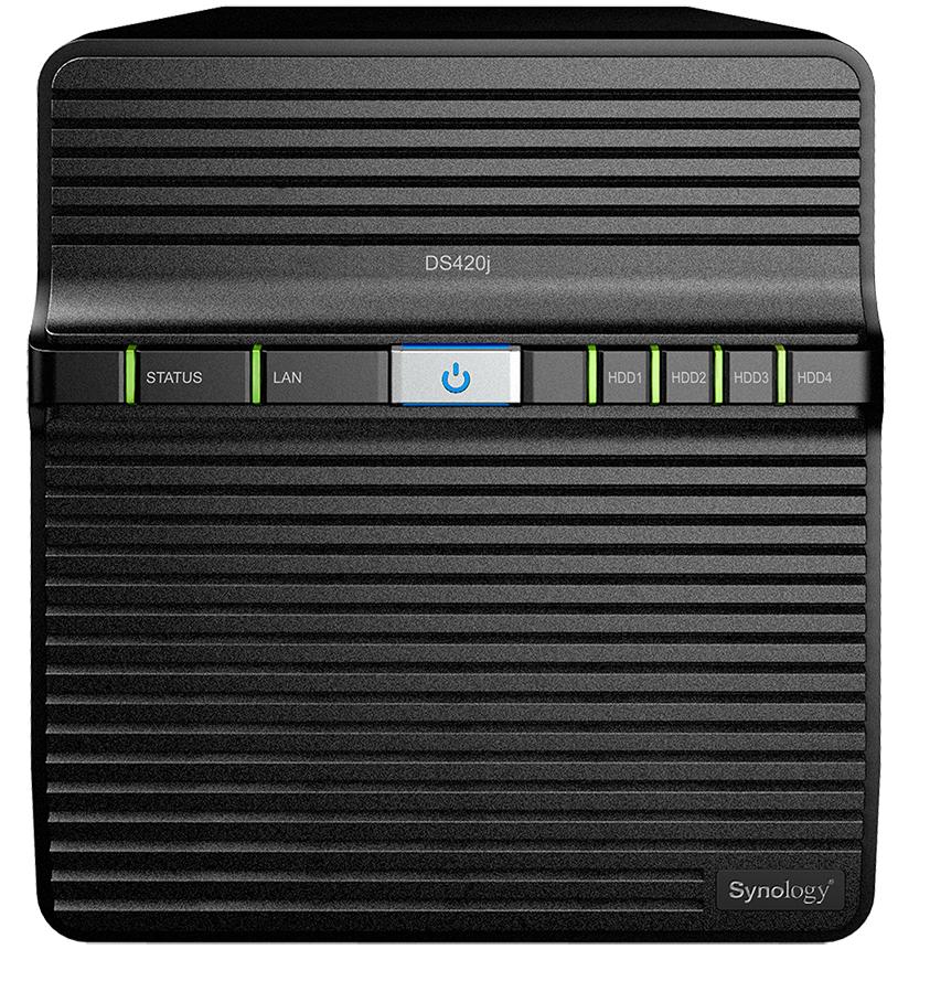 Dysk sieciowy Synology DS420J Czarny
