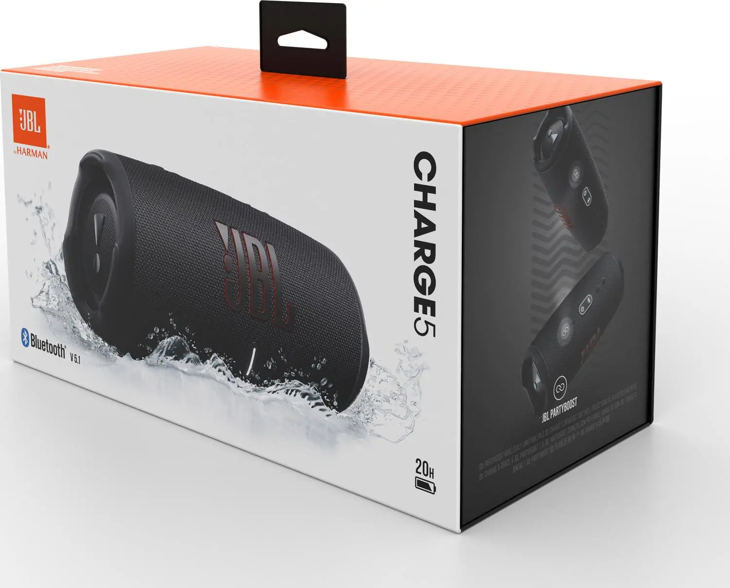 Głośnik Bluetooth JBL Charge 5 40W Czarny
