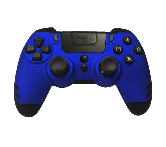 gamepad SteelPlay Metaltech Wireless Controller PS4 (niebieski)