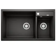 Blanco METRA 9 525936 Komora z lewej strony Granitowy Czarny